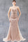 Prom Dresses Prom Long Beaded Long Formal Pattern Dress Rose Gold