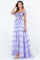 Prom Dresses Long Formal A Line Prom Layered Ruffle Dress Lavender
