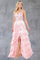 Prom Dresses A Line Long Formal Ruffle Prom Dress Pink