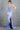 Prom Dresses Long Floral Applique Formal Prom Dress Dusty Blue