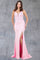 Prom Dresses Long Floral Applique Formal Prom Dress Pink