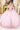 Quinceniera Dresses Long Ball Gown Floral Applique Quinceanera Dress Pink