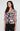 Top Top Twinset Floral Button Jacket Black Rose