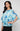 Top Formal Printed Floral Top Blouse Ivory Multi