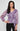 Top Formal Ruffle Blouse Top Purple