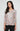 Top Printed Formal Sequin 3/4 Sleeve Top Blush Multi