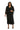 Plus Size Dresses Beaded Plus Size Formal Midi Jacket Dress Black