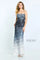 Formal Dresses Fitted Long Formal Ombre Lace Evening Dress Black/Gray/White