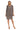 Mother of the Bride Dresses Short Circle Patterned Mother of the Bride Jacket Dress Mocha