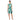 Cocktail Dresses Short Cocktail Printed Detail Mini Dress Green Multi