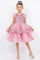 Flower Girl Dresses Short A Line Sequin Lace Flower Girl Dress Dusty Rose
