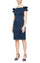 Cocktail Dresses Sheath Short Dress Navy