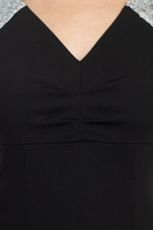 Formal  Dresses Fitted Slit Long Formal Evening Dress Navy
