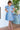 Flower Girl Dresses Pleated Short Flower Girl Dress Blue
