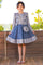 Flower Girl Dresses Short A Line Printed Flower Girl  Jacket Dress Royal