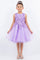 Flower Girl Dresses Short Applique Flower Girl Dresses Lilac