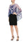 Cocktail Dresses Short Printed Cocktail Dress Purple Multi