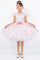 Flower Girl Dresses Short Printed A Line Flower Girl Dress Rose
