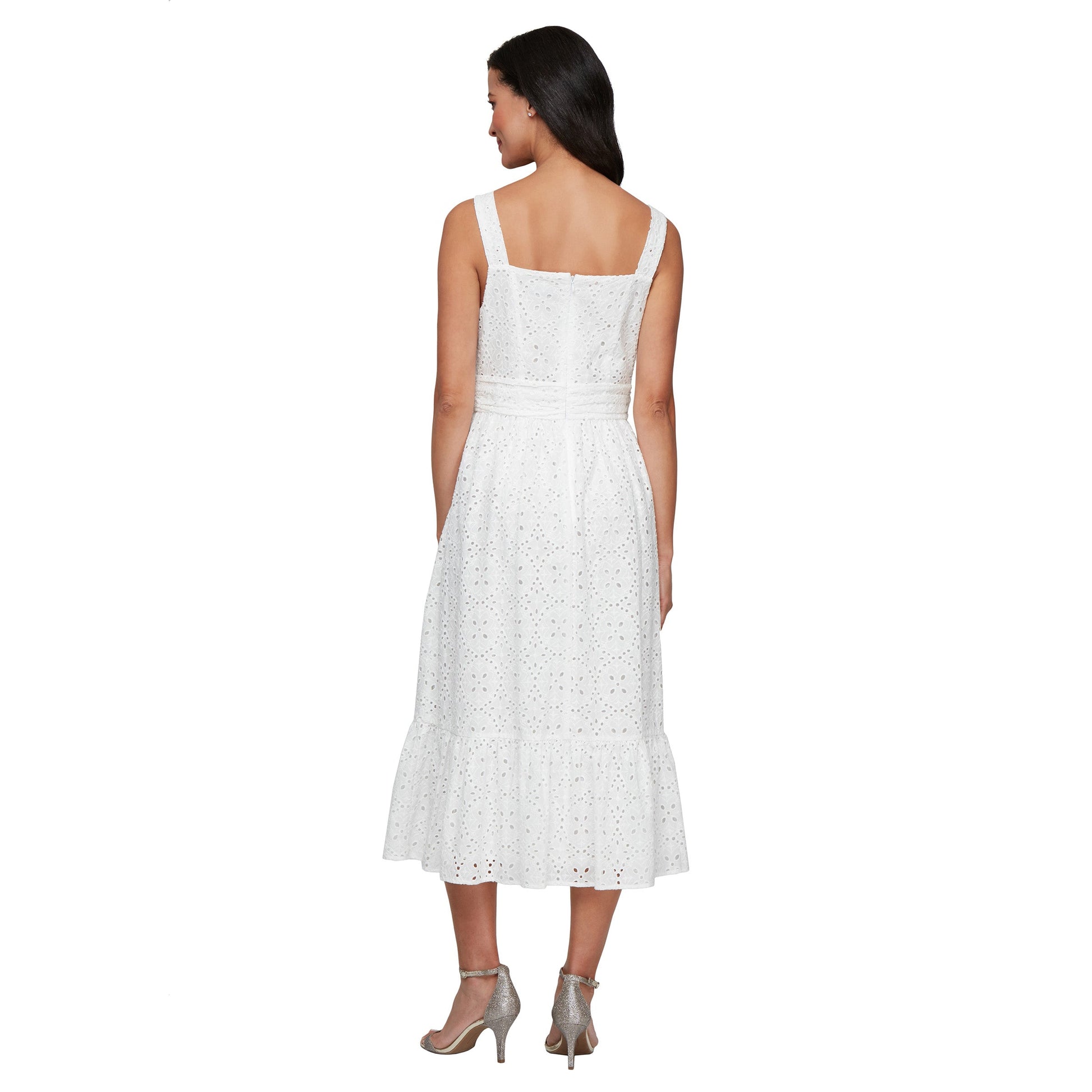 Wedding Dresses  Simple Tea Length Wedding Dress Ivory