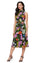 Cocktail Dresses Short Print Cocktail Dress Black Multi
