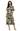 Cocktail Dresses Short Printed Tea Length Cocktail Dress Black Multi