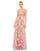 Prom Dresses Long Spaghetti Strap Chiffon Prom Gown Rose Pink