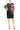 Cocktail Dresses Printed Short Fitted Cocktail Dress Black Multi
