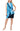 Cocktail Dresses Overlay Short Cocktail Dress Navy Multi