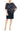 Cocktail Dresses Overlay Short Cocktail Dress Navy Rose Gold