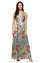 Formal Dresses Long Print Formal Evening Dress Silver Multi