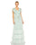 Formal Dresses Long Formal Ruffled Floral Evening Dress Seafoam