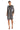 Cocktail Dresses A Line Short Drape Cocktail Plus Size Dress Grey/Black