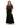 Plus Size Dresses Long Plus Size Velvet Cape Dress Black