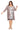 Plus Size Dresses Short Plus Size Two Piece Print Jacket Dress Mocha