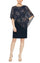 Cocktail Dresses Petite Jersey Floral Short Dress Navy Rose Gold