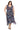 Plus Size Dresses Printed Plus Size High Low Dress Navy/Multi