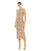 Cocktail Dresses Short Cocktail Sequin Beaded Midi Dress Vintage Copper