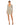 Cocktail Dresses Long Sleeve Beaded Fringe Plunge Neck Dress Nude Silver