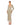 Cocktail Dresses Beaded Fringe Midi Length Cocktail Dress Nude Silver