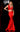 Prom Dresses Fitted Long Formal Two Piece Prom Dress Red