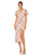 Formal Dresses Tea Length Formal Floral Dress Rose