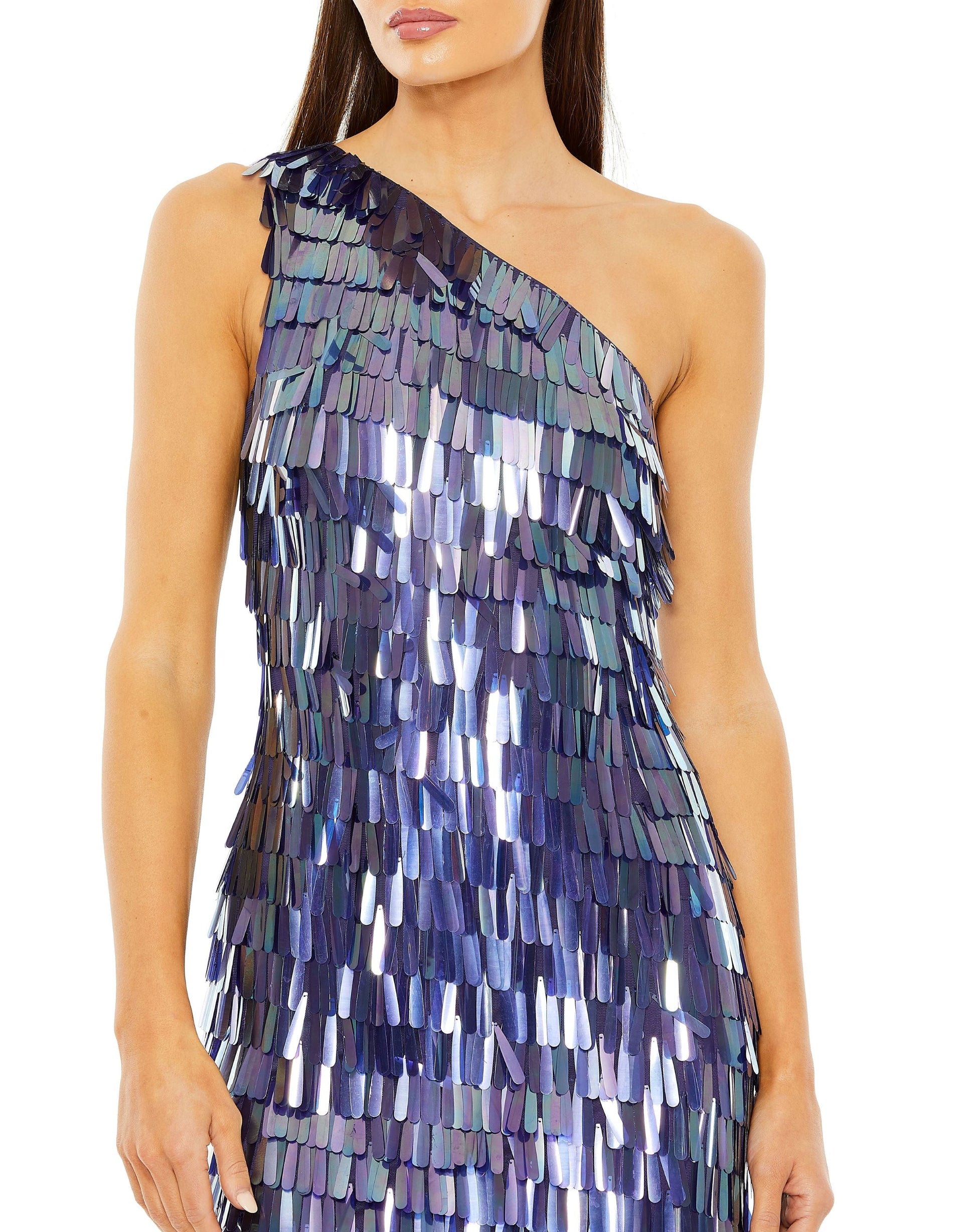 Cocktail Dresses Short Ombre Paillette Cocktail Mini Dress  Midnight