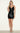 Cocktail Dresses Short Fitted Corset Cocktail Dress Black
