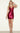 Cocktail Dresses Short Fitted Corset Cocktail Dress Wine