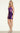 Cocktail Dresses Short Fitted Corset Cocktail Dress Purple