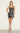 Cocktail Dresses Homecoming Short Fitted Metallic Cocktail Dress Gunmetal