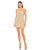 Cocktail Dresses Sequin Cocktail Fitted Mini Dress Nude