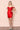 Cocktail Dresses Short Homecoming Beaded 3D Applique Cocktail Dress Red