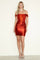 Cocktail Dresses Homecoming Fitted Short Beaded Corset Cocktail Prom Dress Red Brick