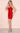 Cocktail Dresses Short Homecoming Fitted Cocktail Dress Red